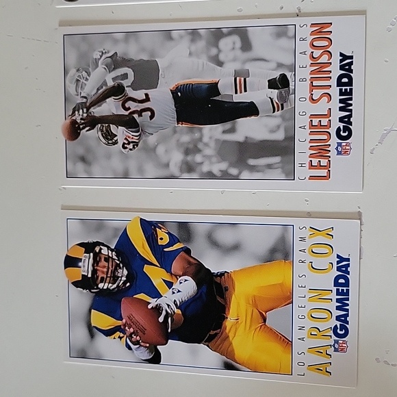 1992 NFL Gameday Aaron Cox , Lemuel Stinson, Ken O'Brien Vintage Cards Rare Set - Picture 2 of 6